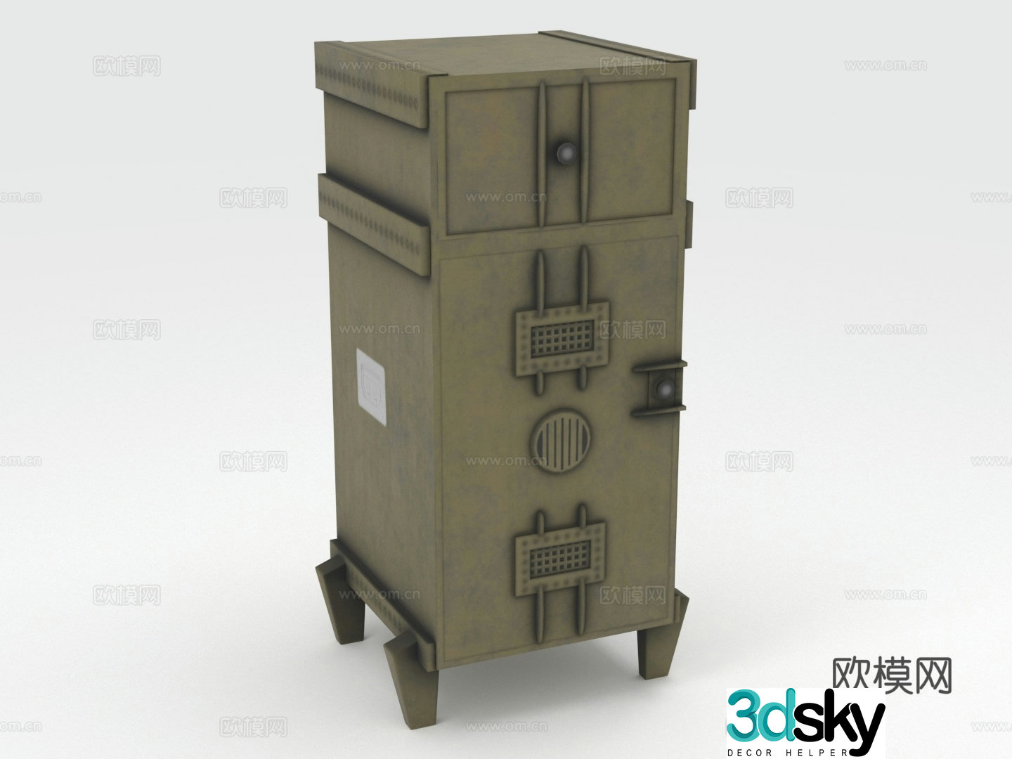 Storage cabinet Equipment cabinet Cabinet Industrial cabinet Cabinet 3D model