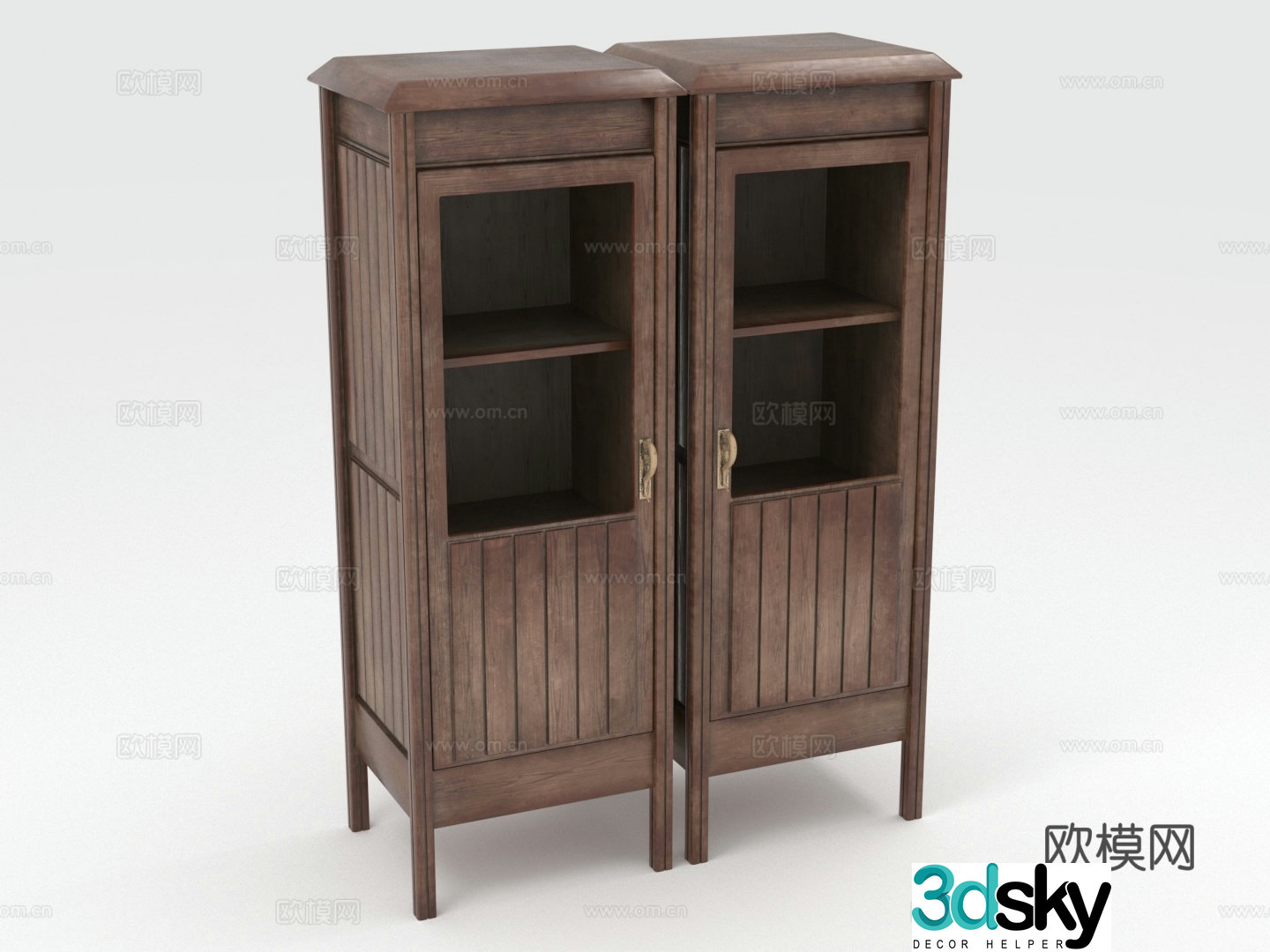 Cabinet Wooden Cabinet Display Cabinet Storage Cabinet 3D Model