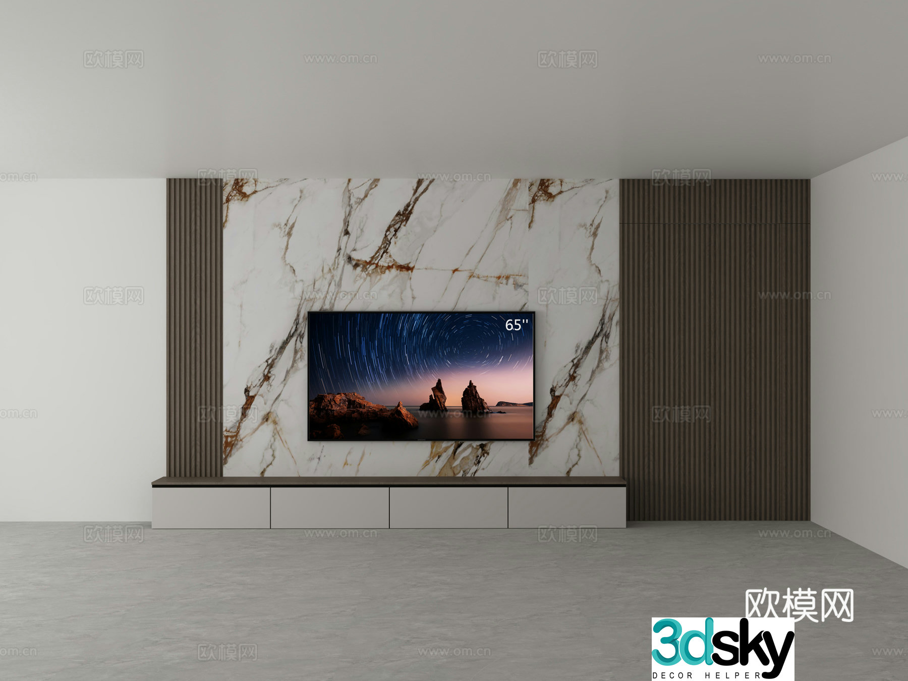 TV cabinet 3d model