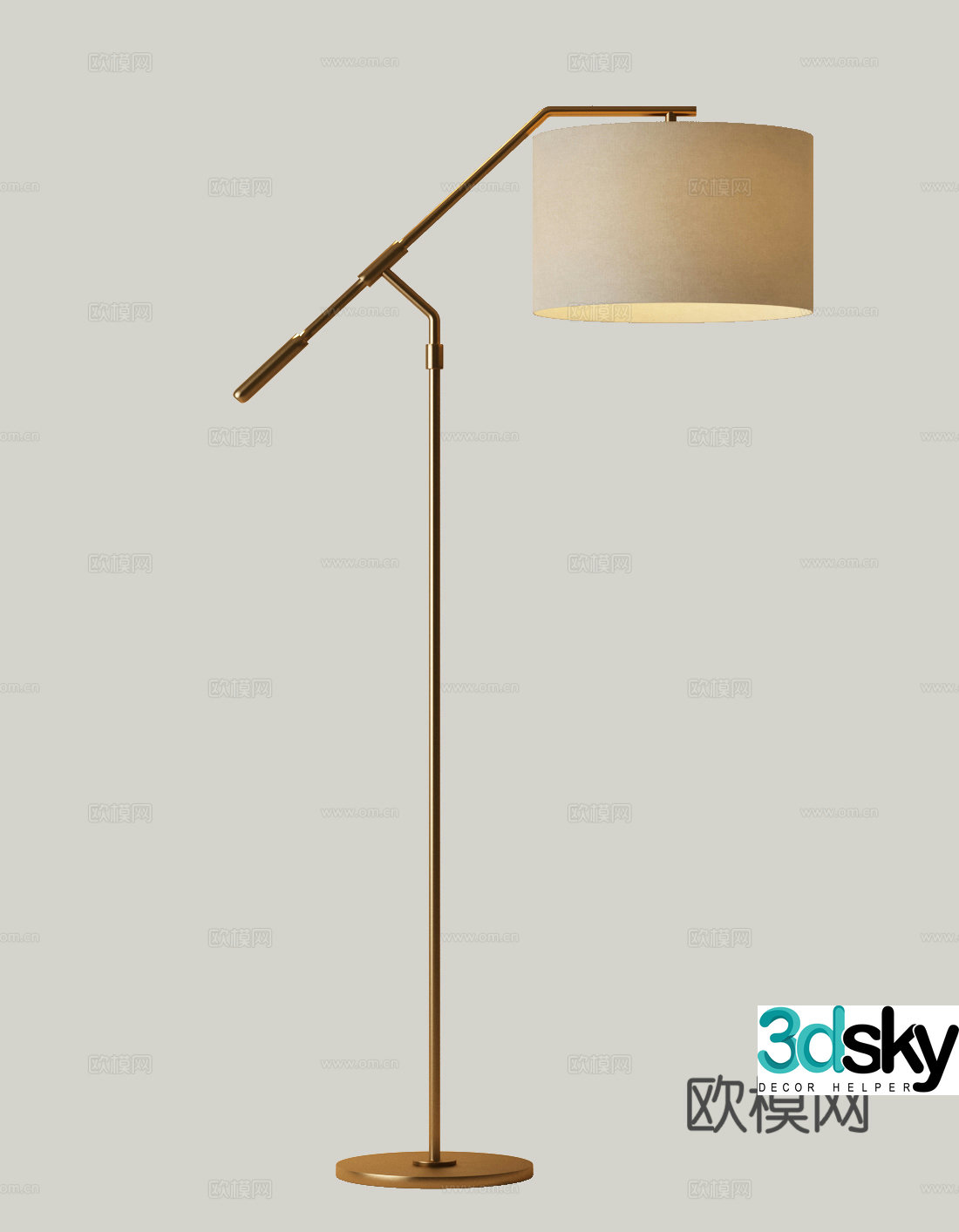 Modern floor lamp Italian floor lamp Medium style floor lamp 3D model