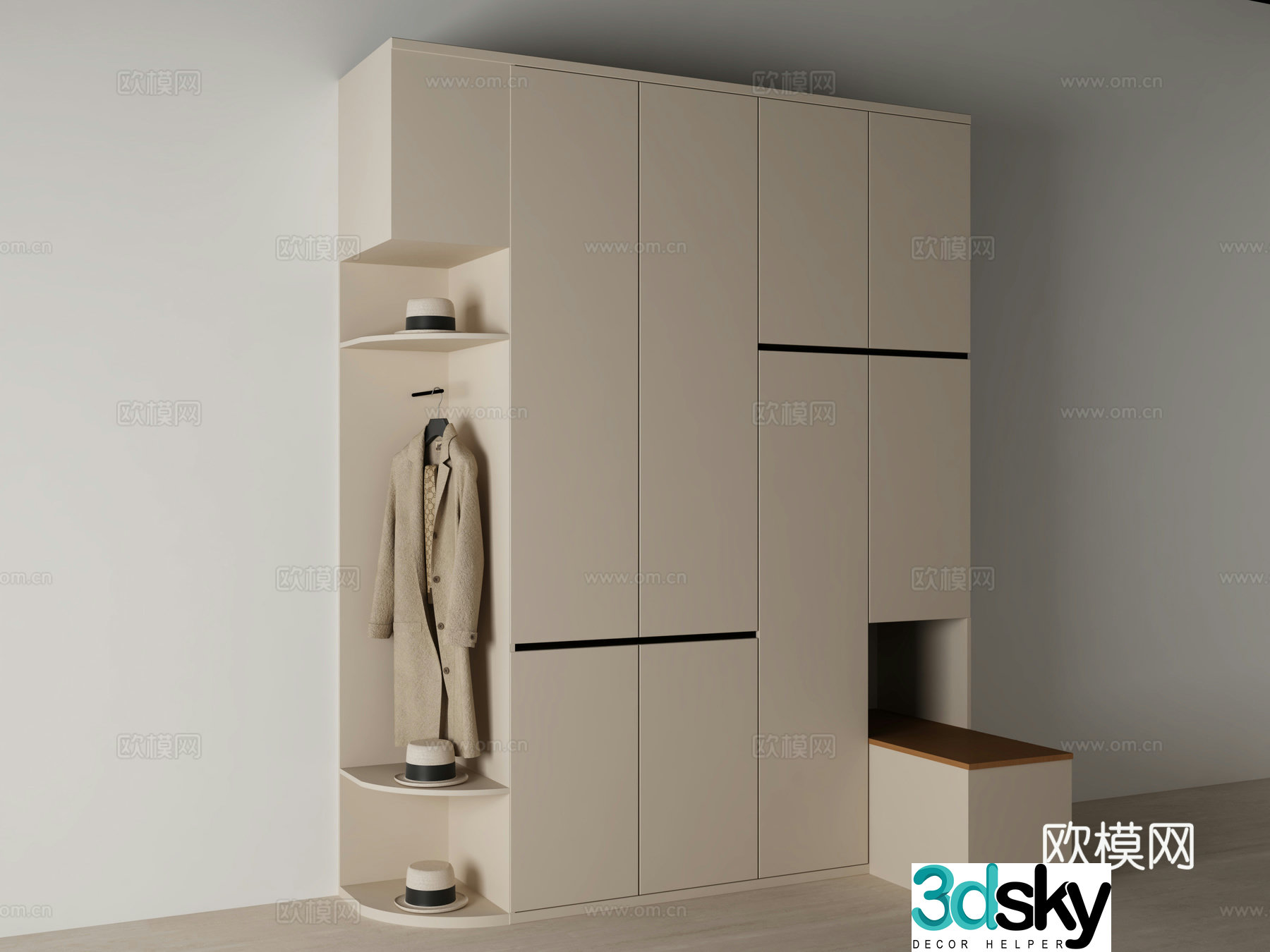 Wardrobe 3d model