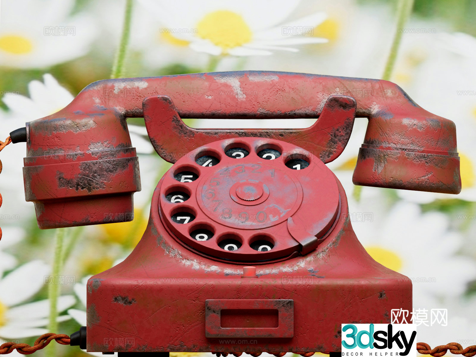 Phone realistic 3d model