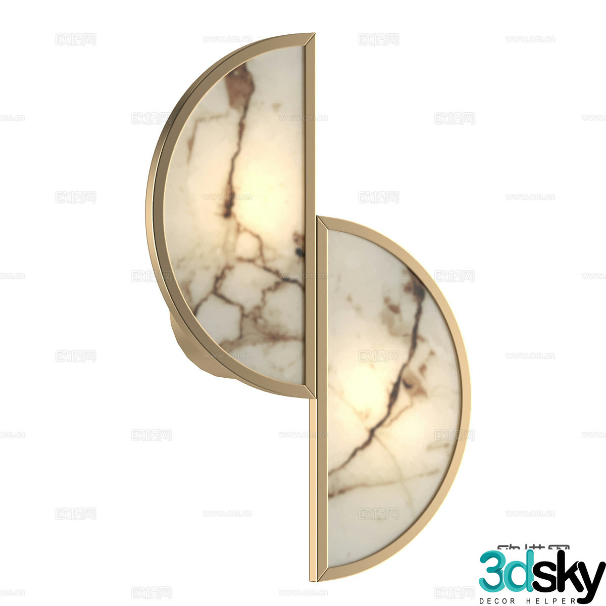Modern simple and light luxury wall lamp Wall lamp Simple and light luxury wall lamp Decorative wall lamp Lamp 3D model