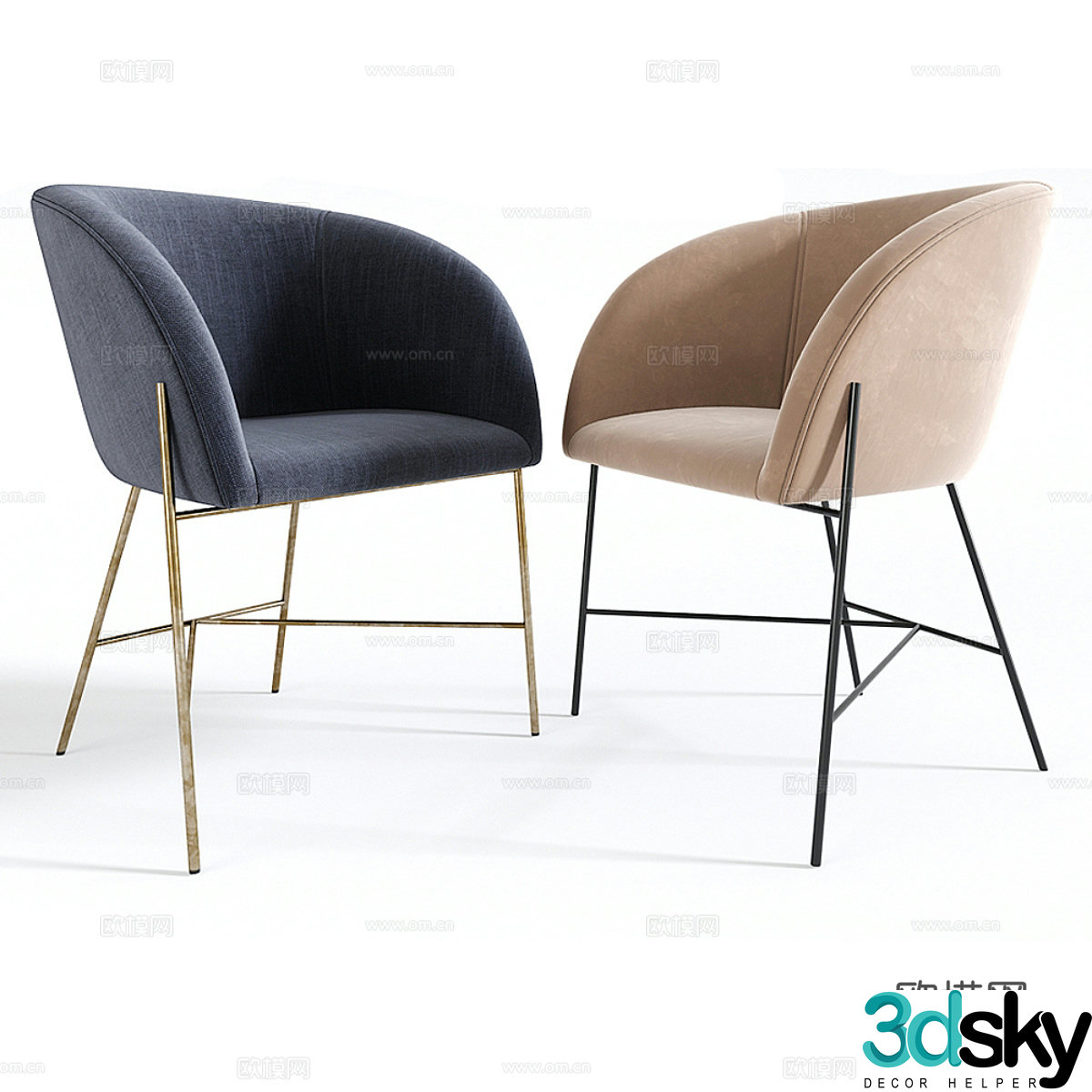 Dining chair 3d model