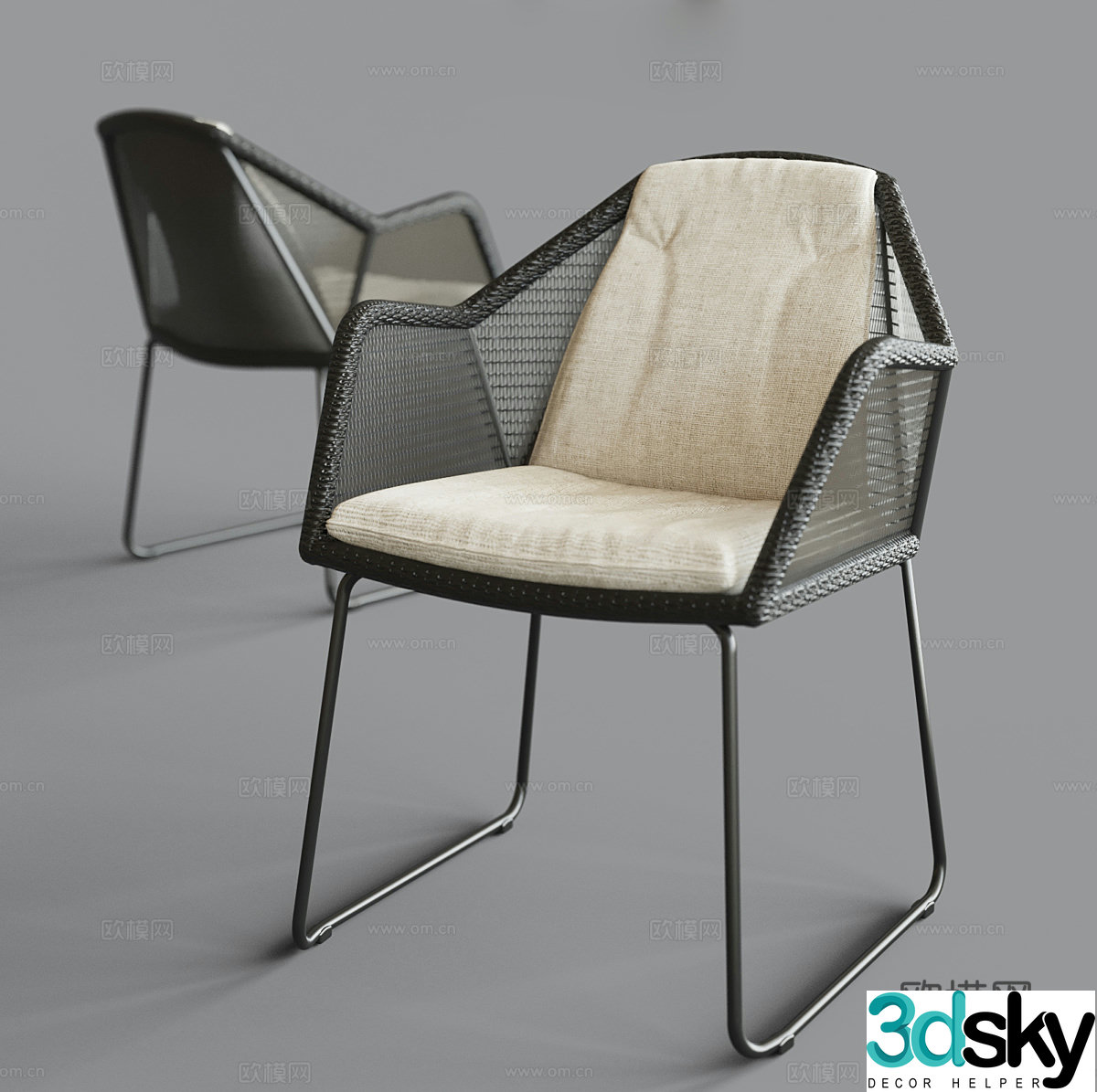 Dining chair 3d model