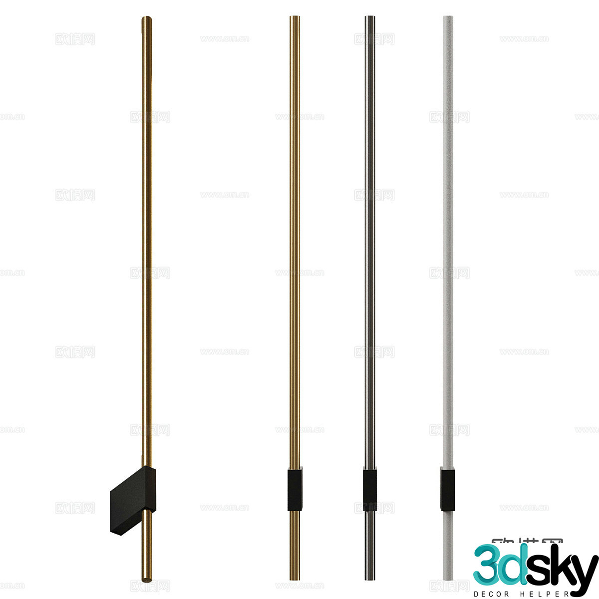 Special shape floor lamp 3D model