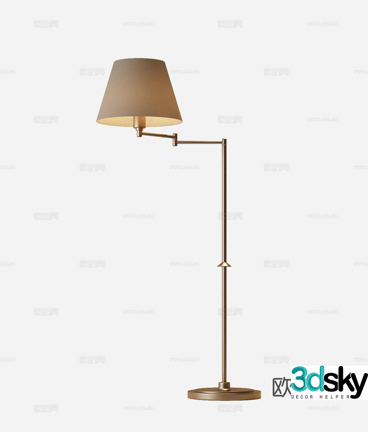 Floor lamp French floor lamp Italian floor lamp Modern floor lamp French medieval floor lamp 3D model