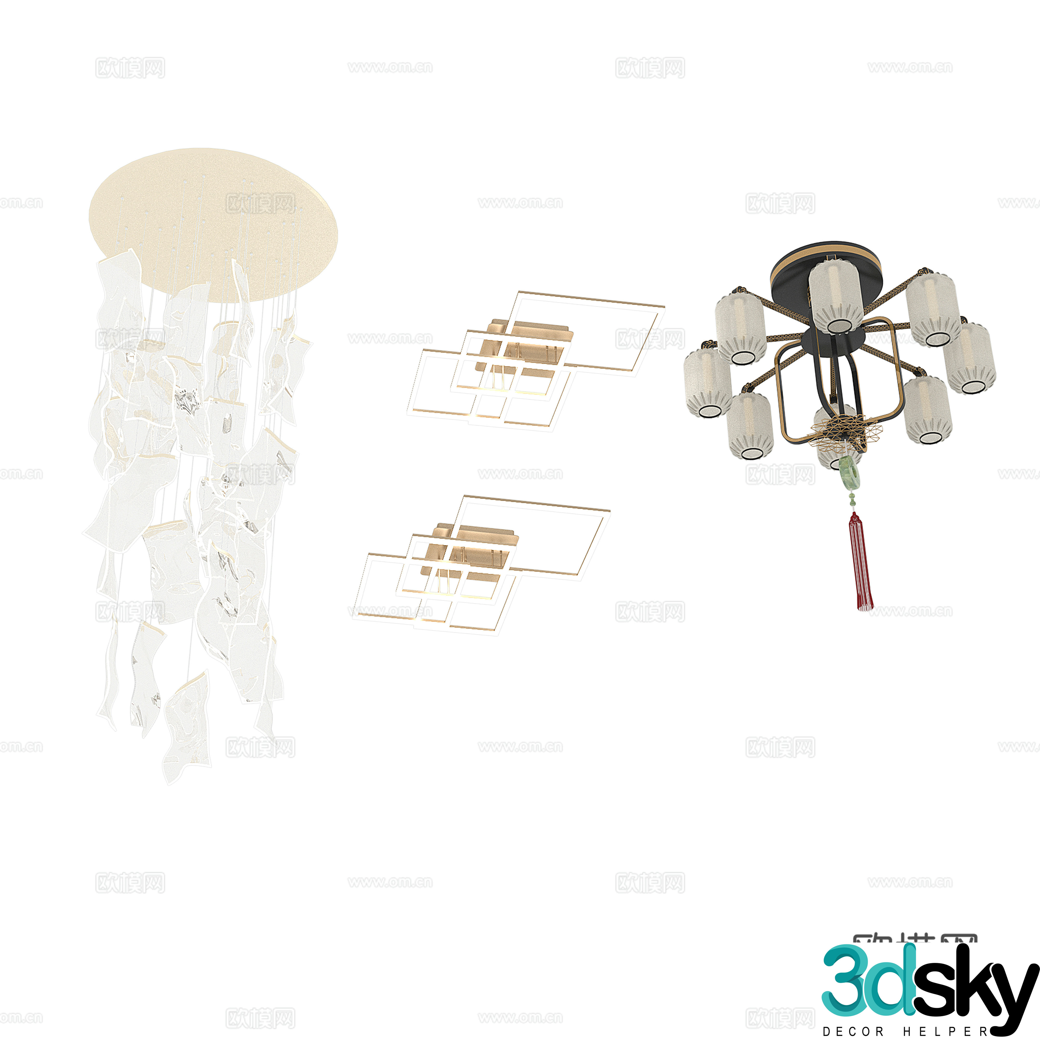 Chandelier 3d model