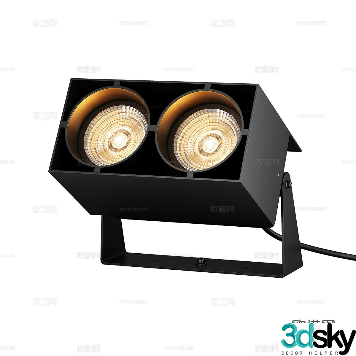 Modern simple downlight spotlight exhibition downlight exhibition spotlight lamp 3d model