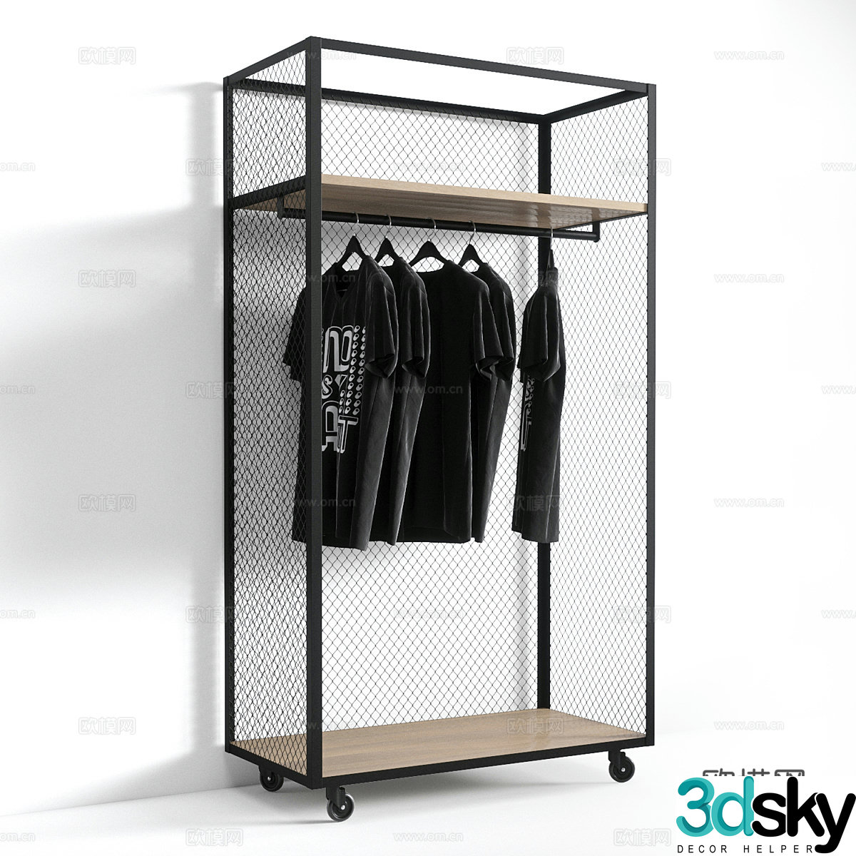 Hanging wardrobe 3d model