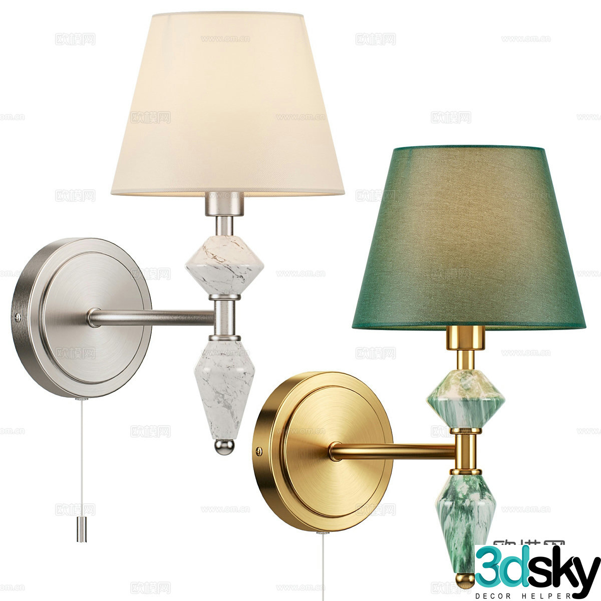 Wall lamp 3d model