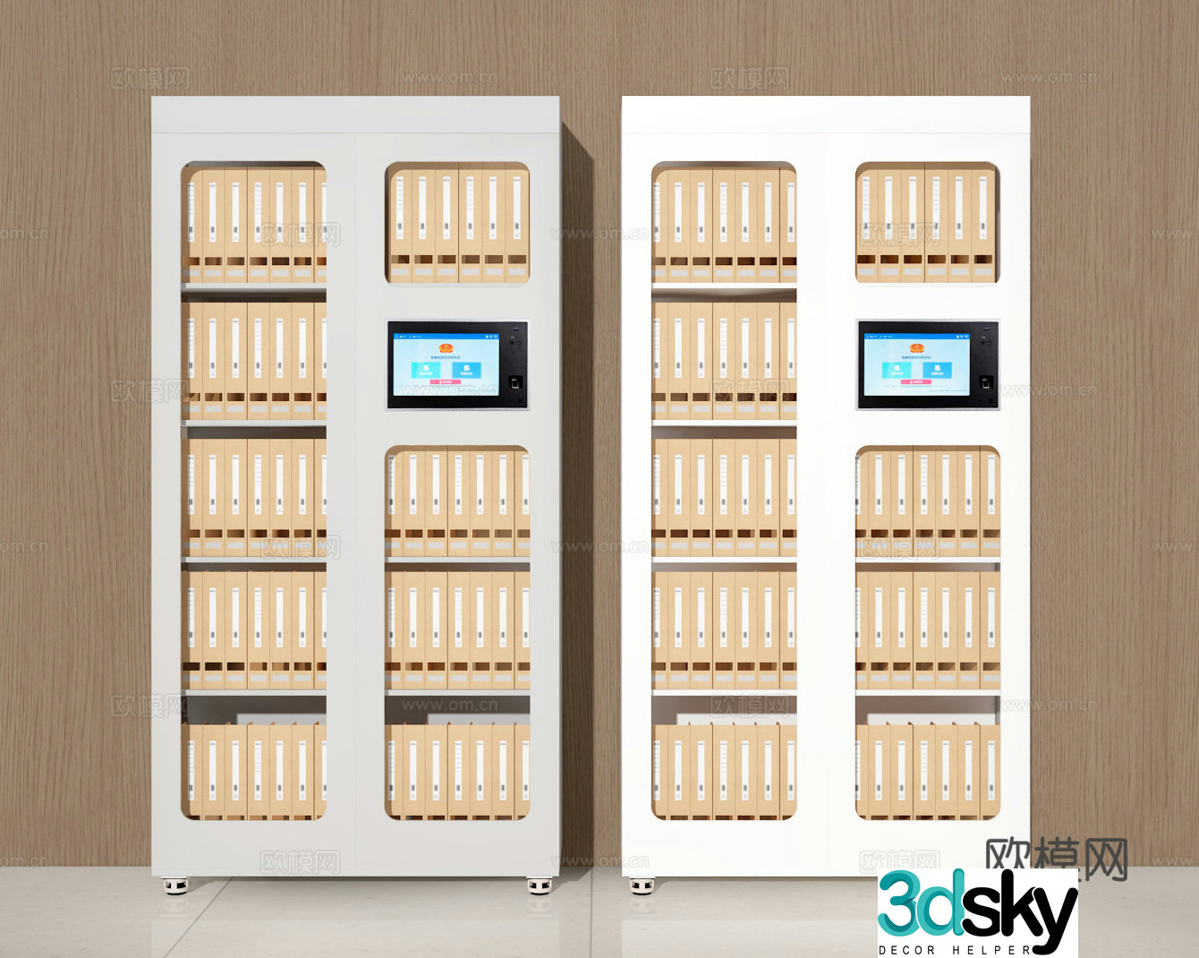 File cabinet 3D model