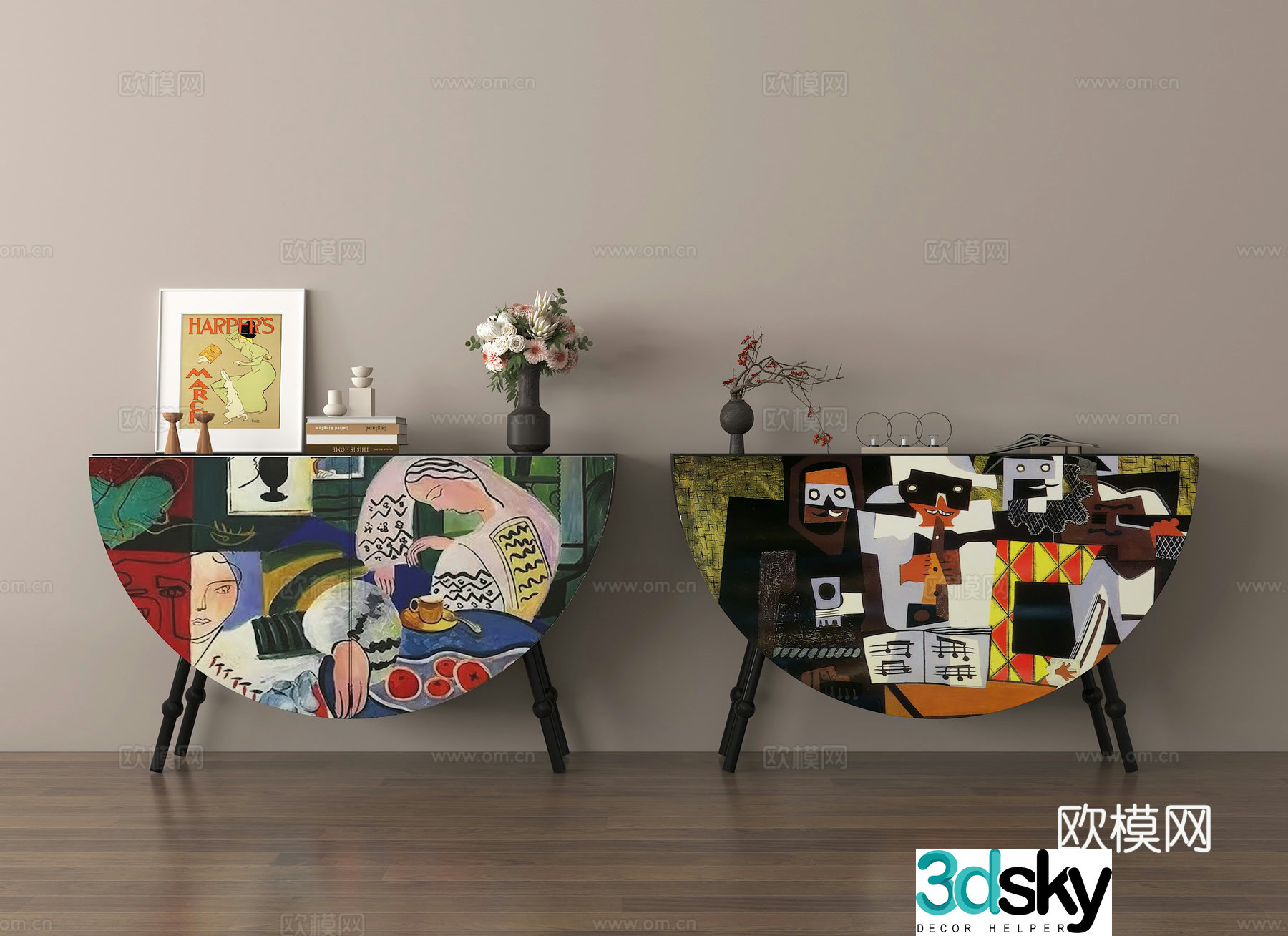 chest of cabinet entrance cabinet side cabinet storage cabinet 3D model