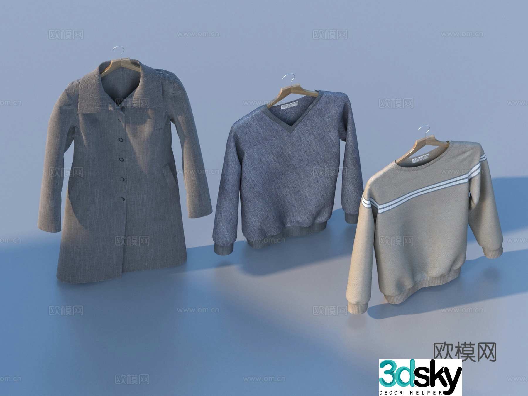 Clothing Clothing Hanger 3d Model