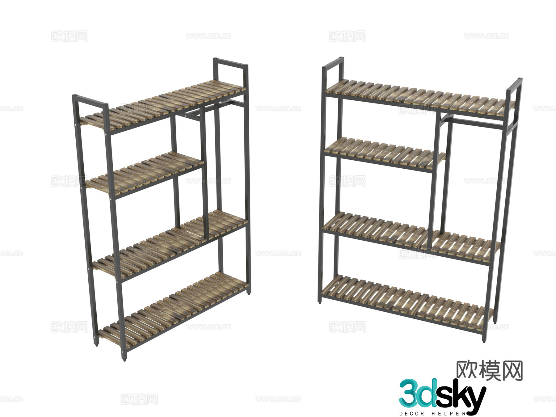 Hardware shelf 3D model