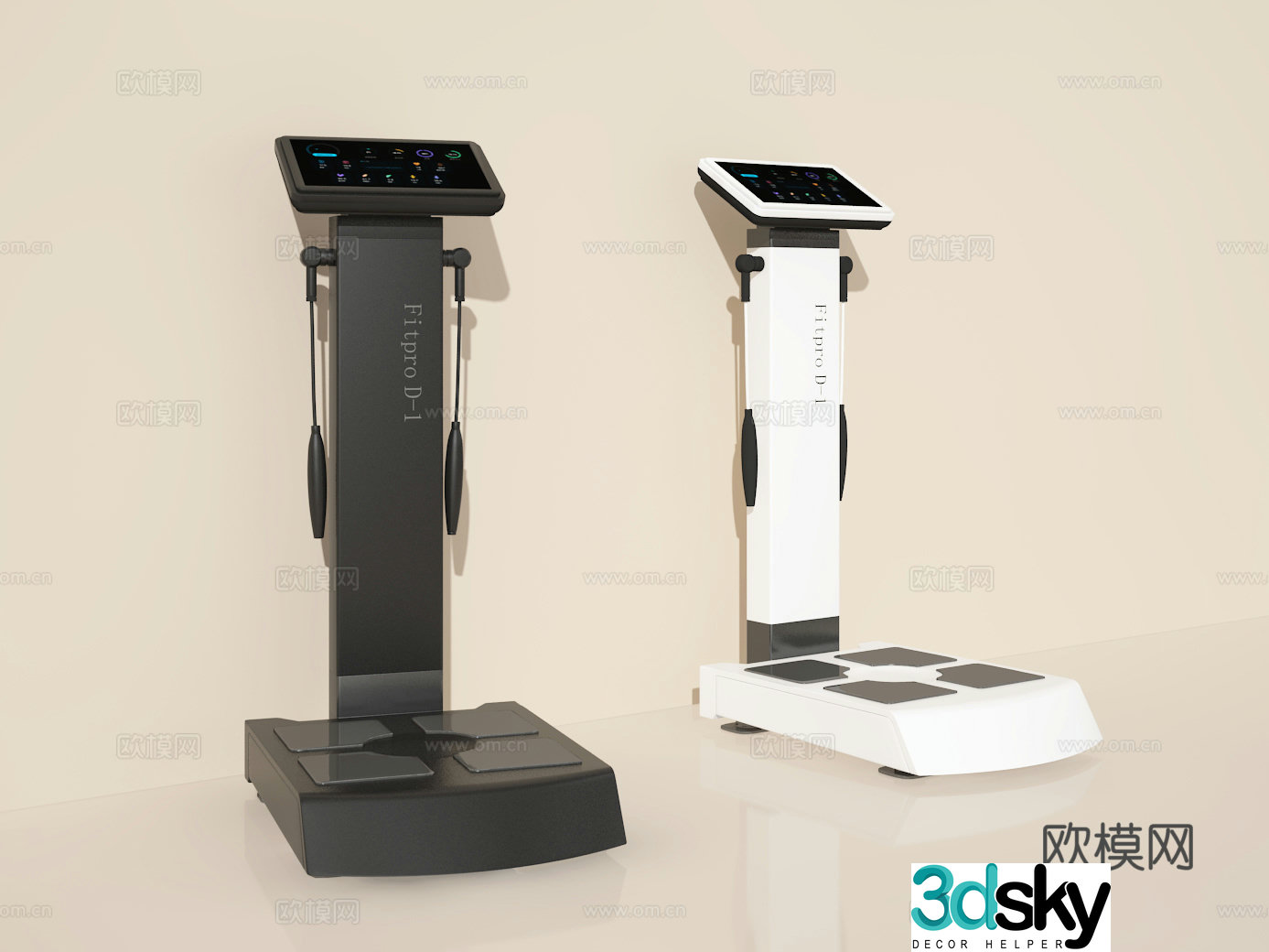 Body measuring instrument 3d model