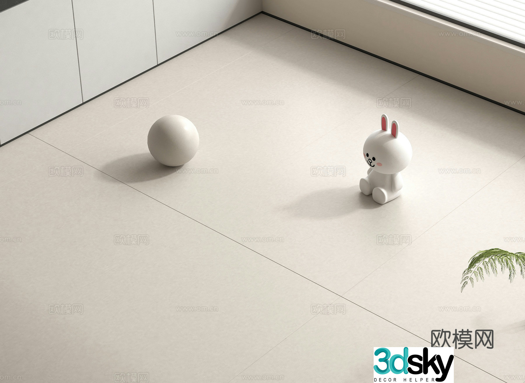 Floor tiles 3d model