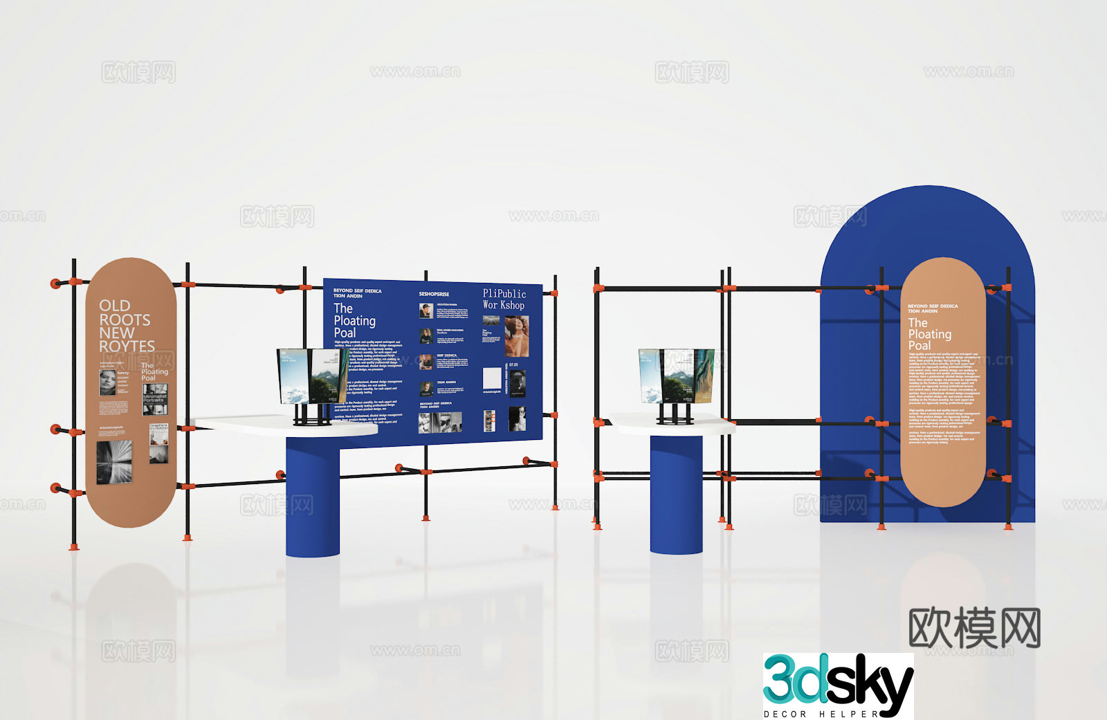 Exhibition 3d model