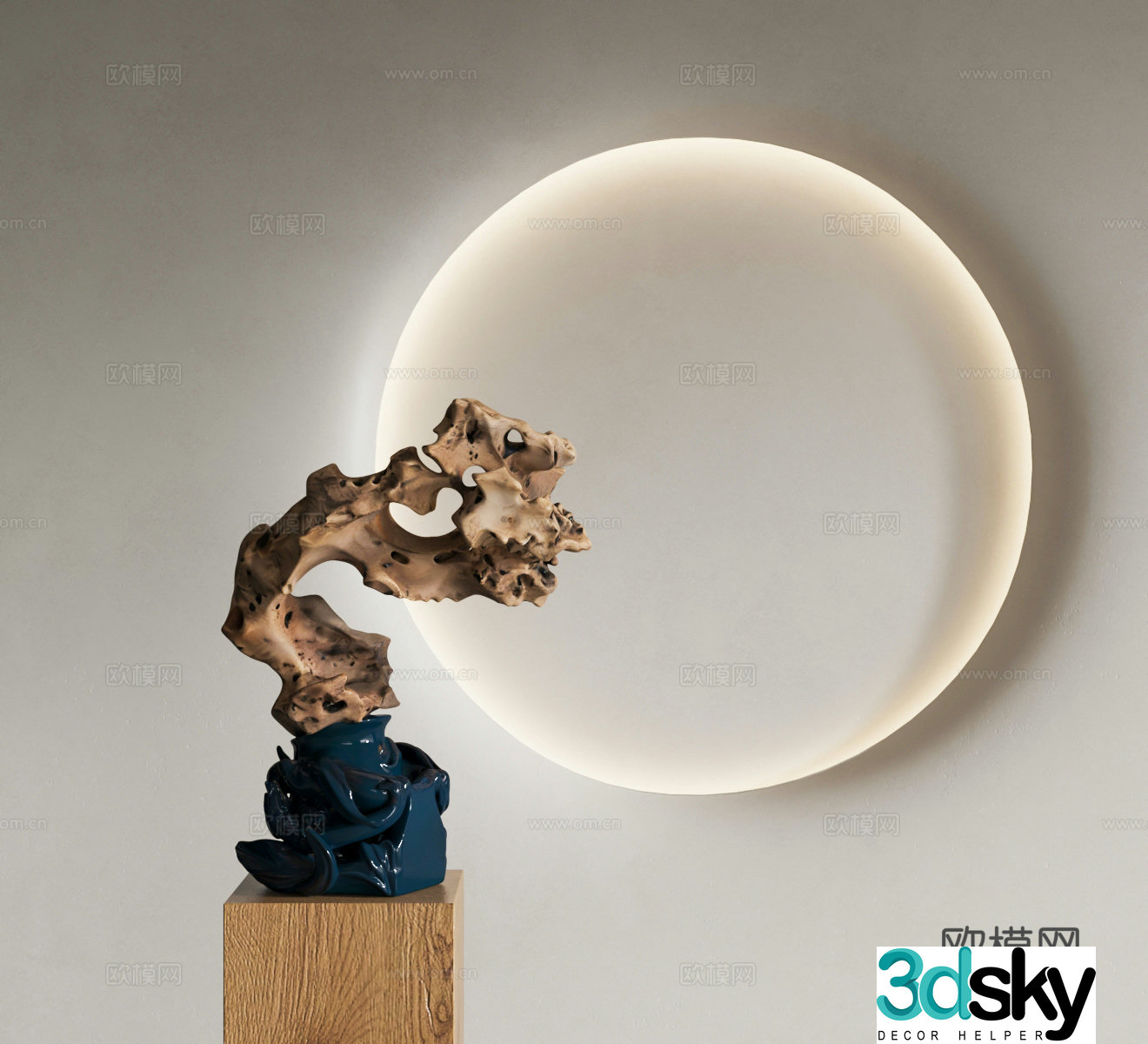 New Chinese-style Taihu stone ornaments Landscape stone Natural stone ornaments Natural stone sculpture ornaments 3D model