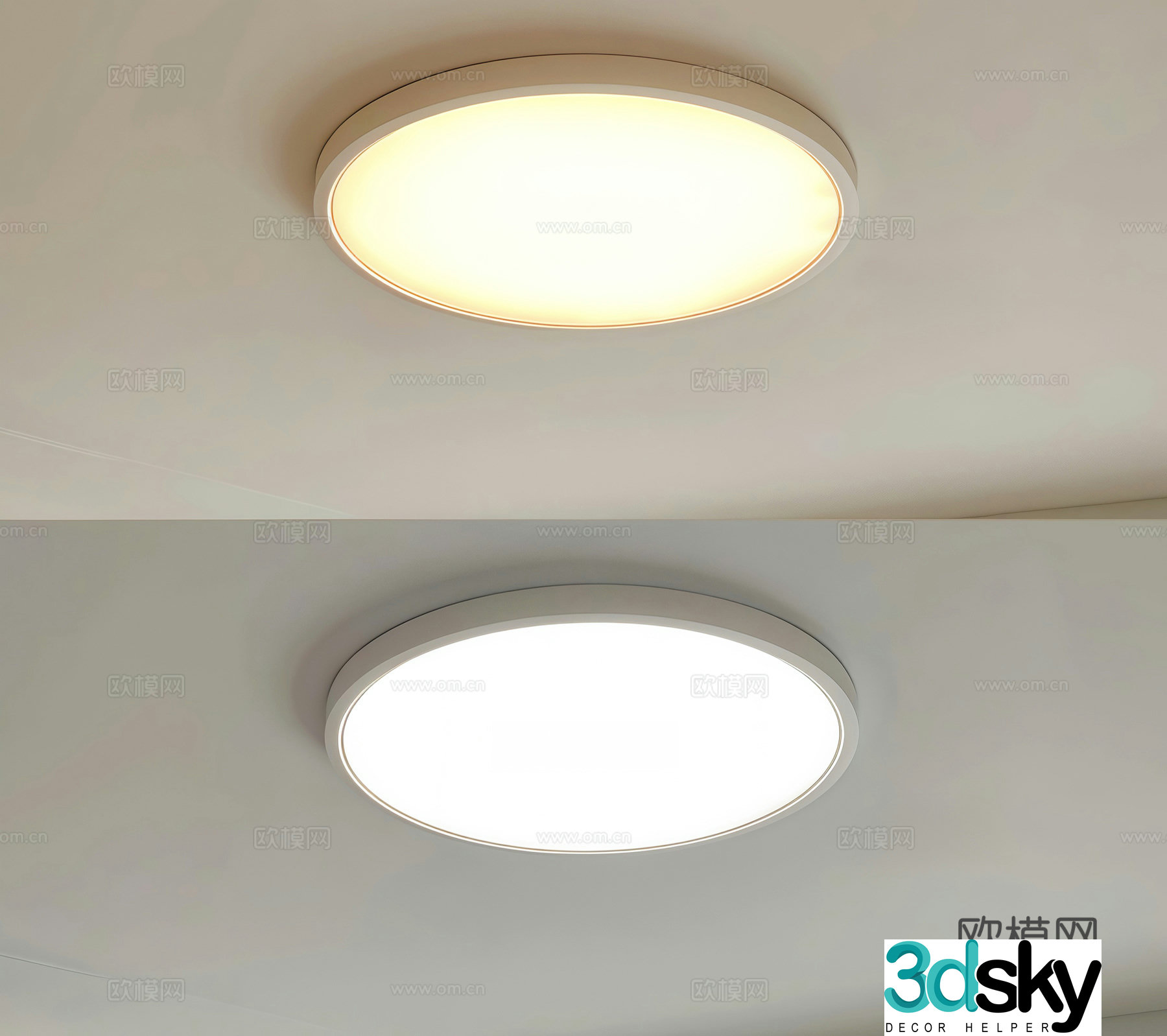 Modern ceiling light Decorative light 3d model