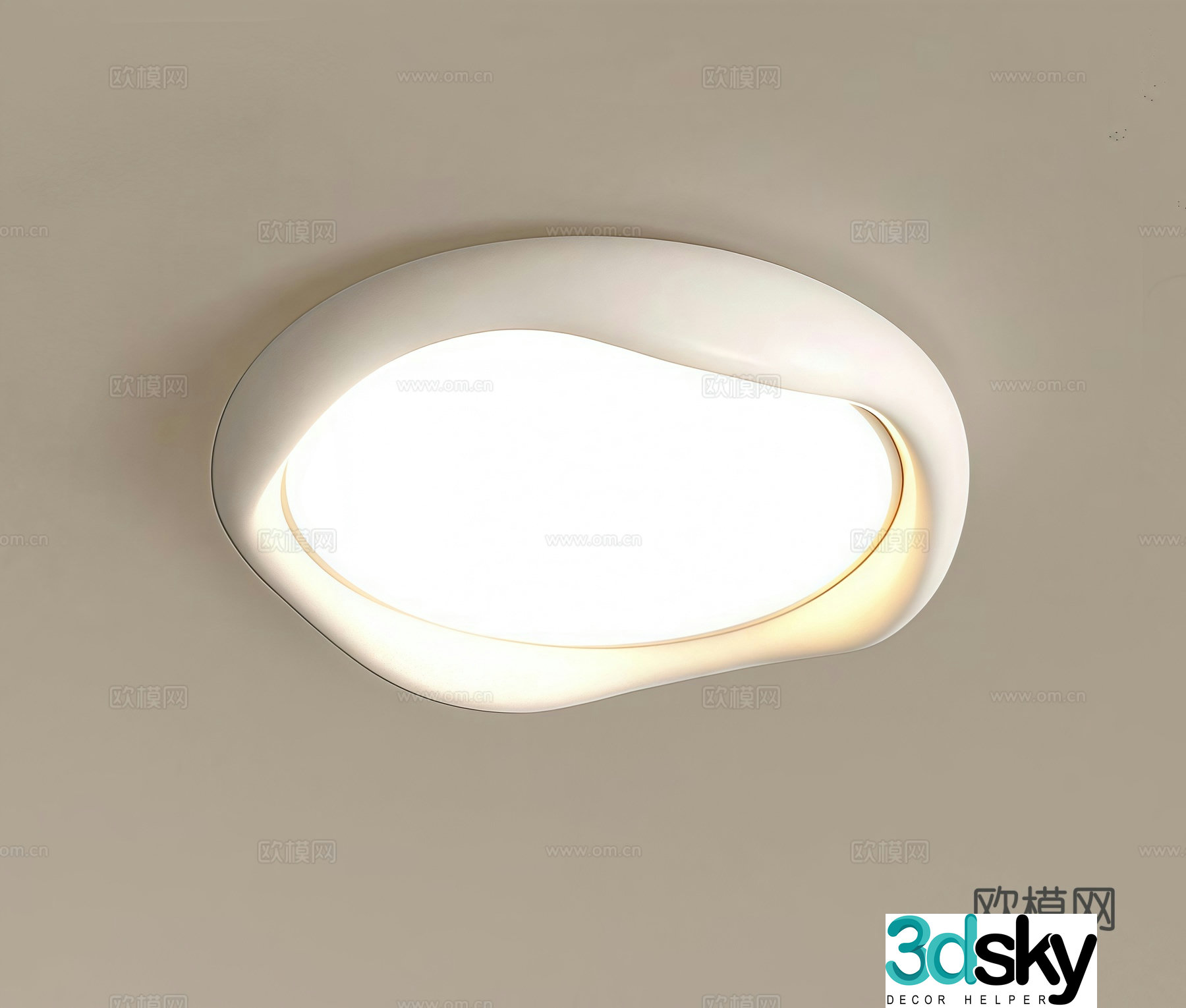 Modern ceiling light Decorative light 3d model