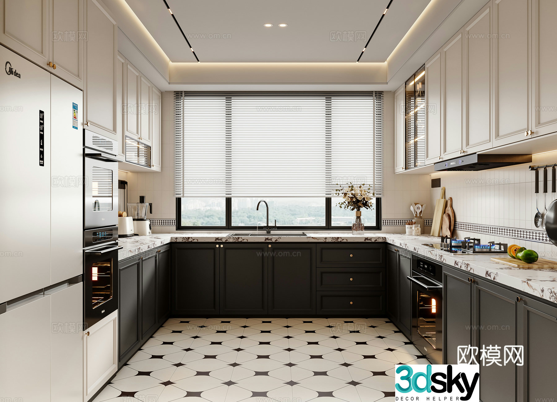 French kitchen 3d model