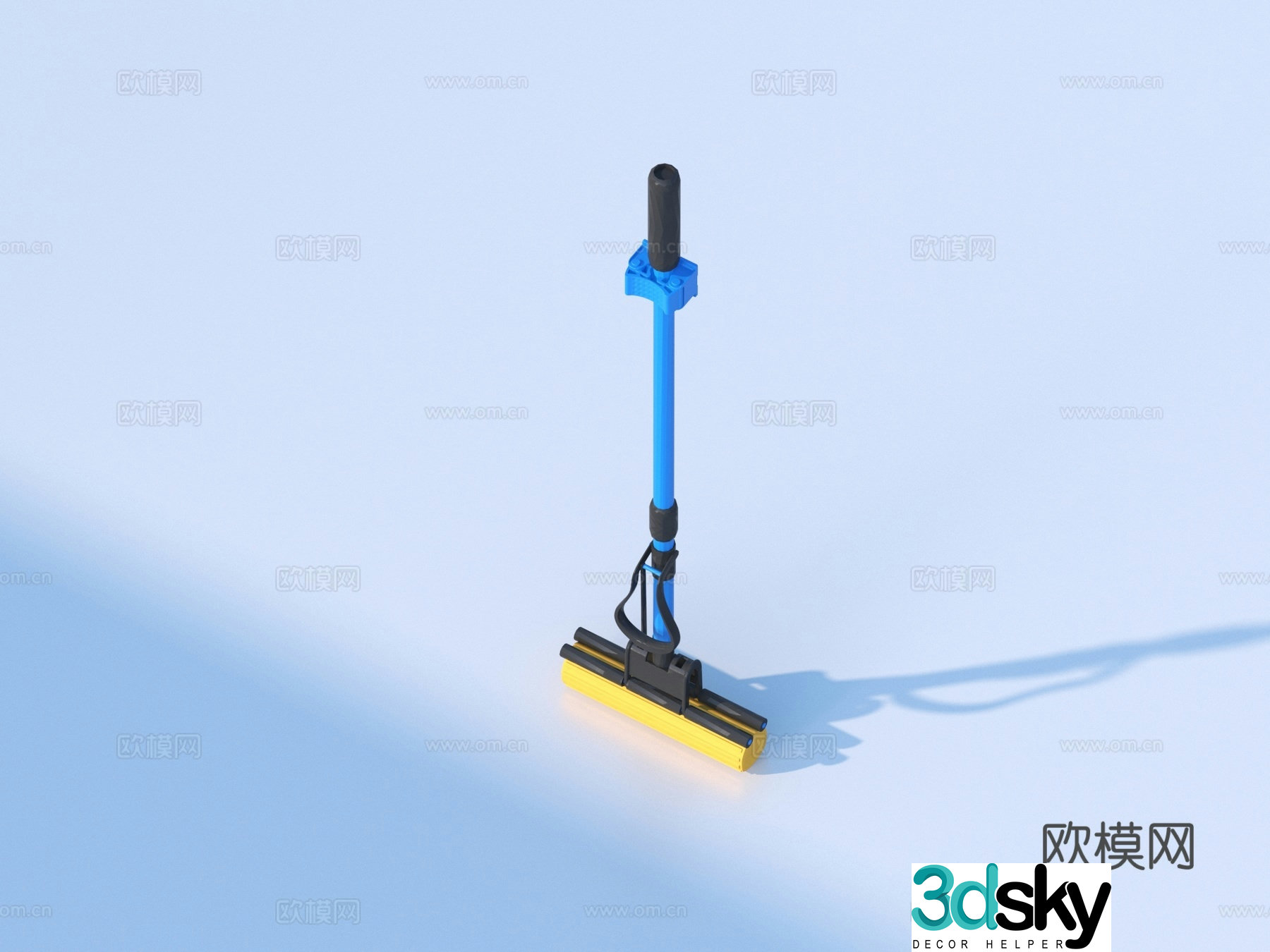 Mop Cleaning Supplies 3D Model
