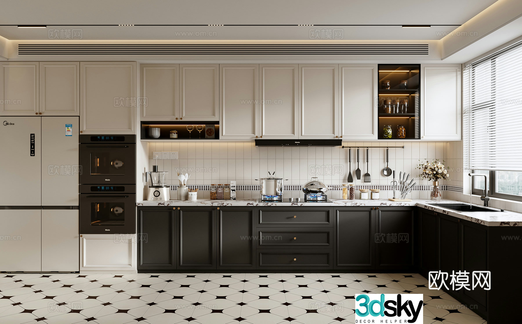 French kitchen 3d model