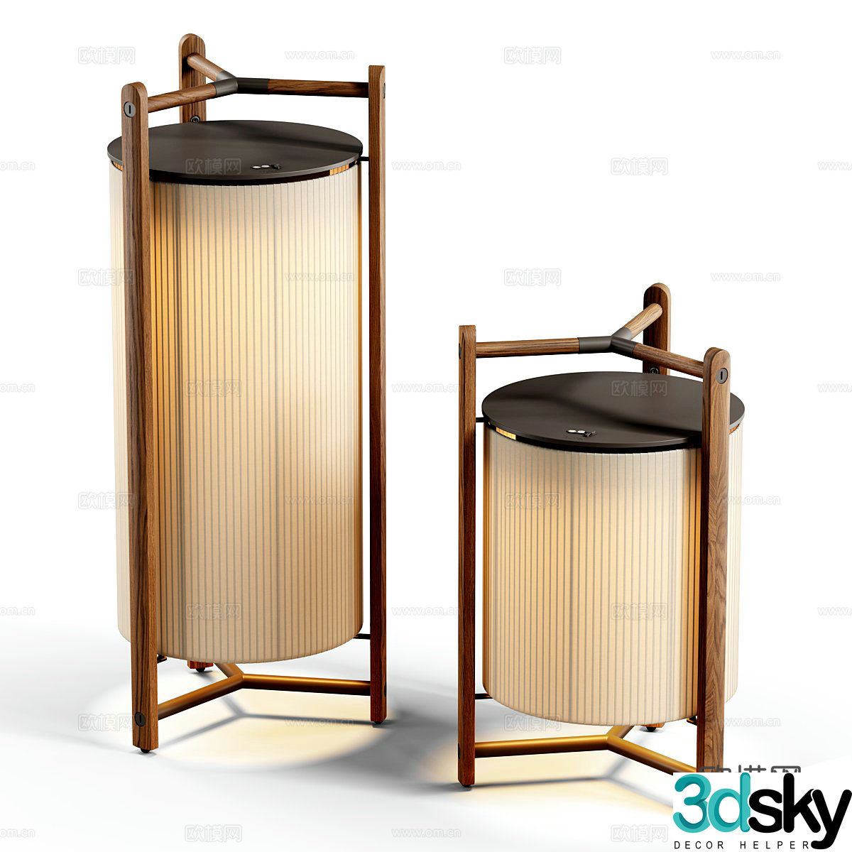 Modern floor lamp Floor lamp Solid wood floor lamp Art floor lamp Creative floor lamp 3d model 3d model