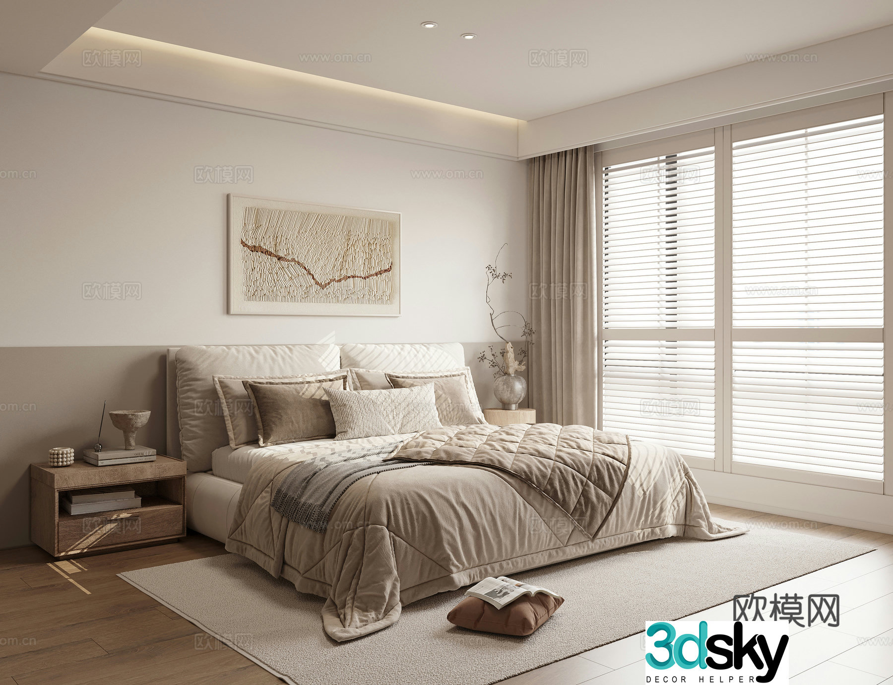 Wasabi Bedroom Master Bedroom Secondary Bedroom 3D Model