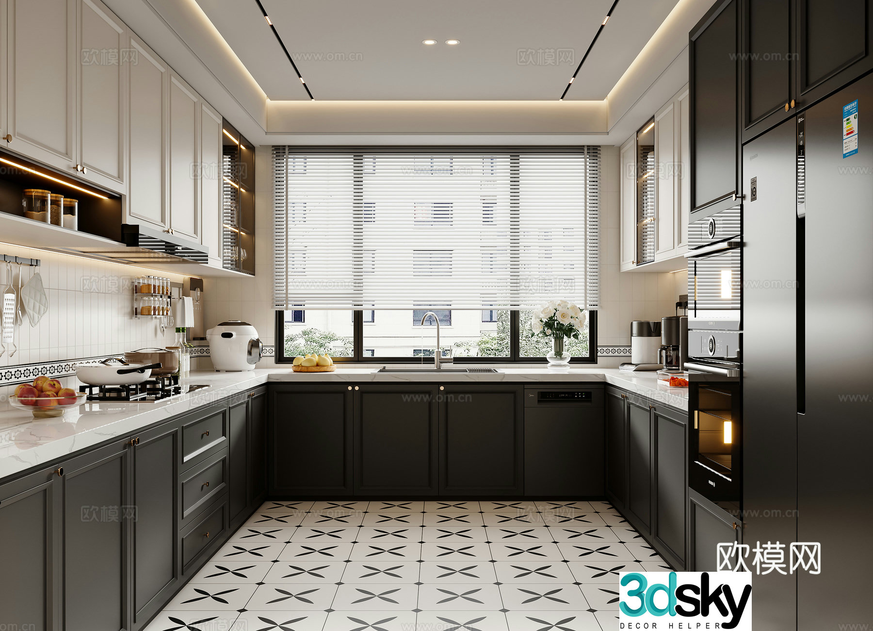 French kitchen 3d model