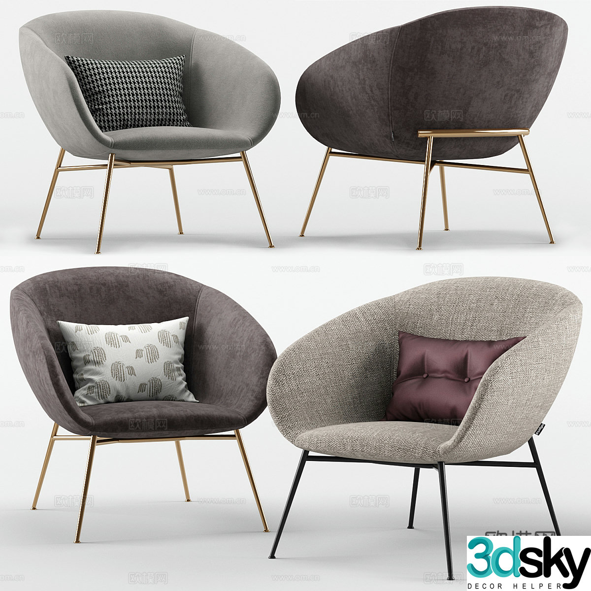 Leisure chair 3d model