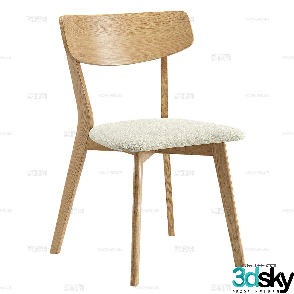 Single chair 3d model