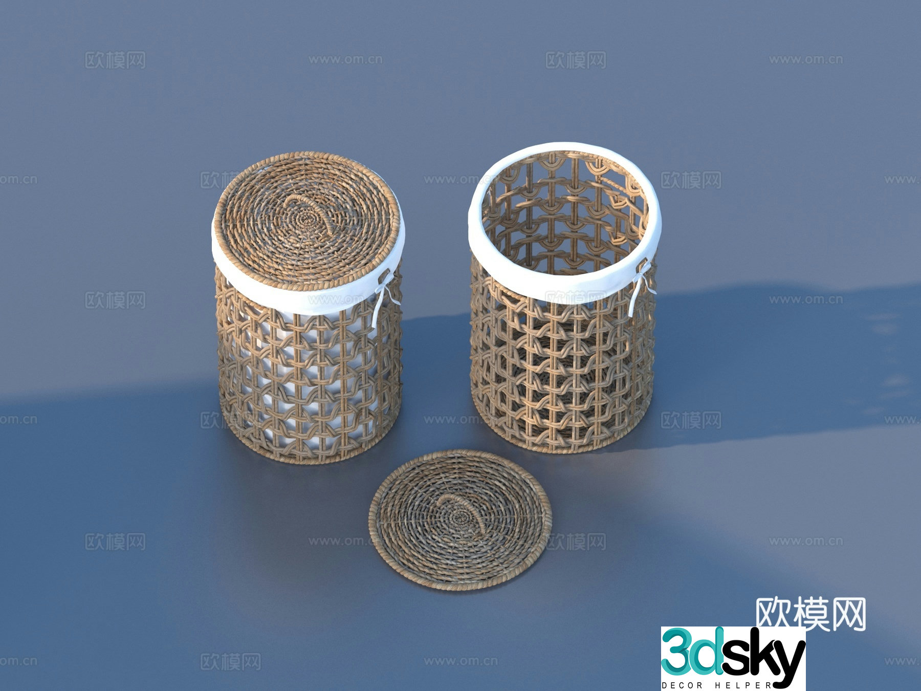 Storage basket Storage box Storage basket 3D model