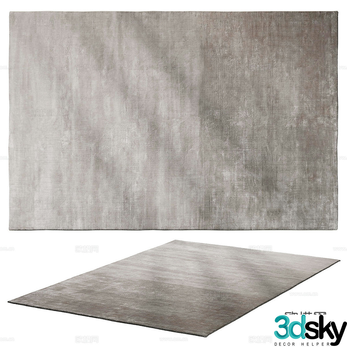 Square carpet 3d model