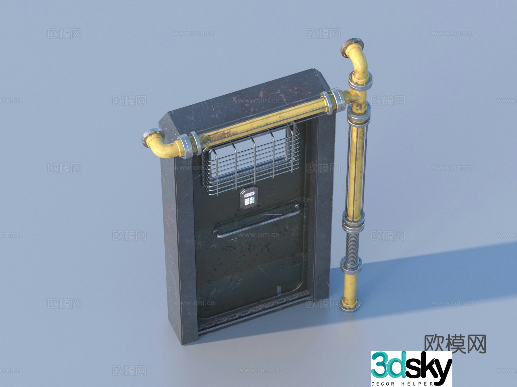 Door Iron Door Door 3D Model