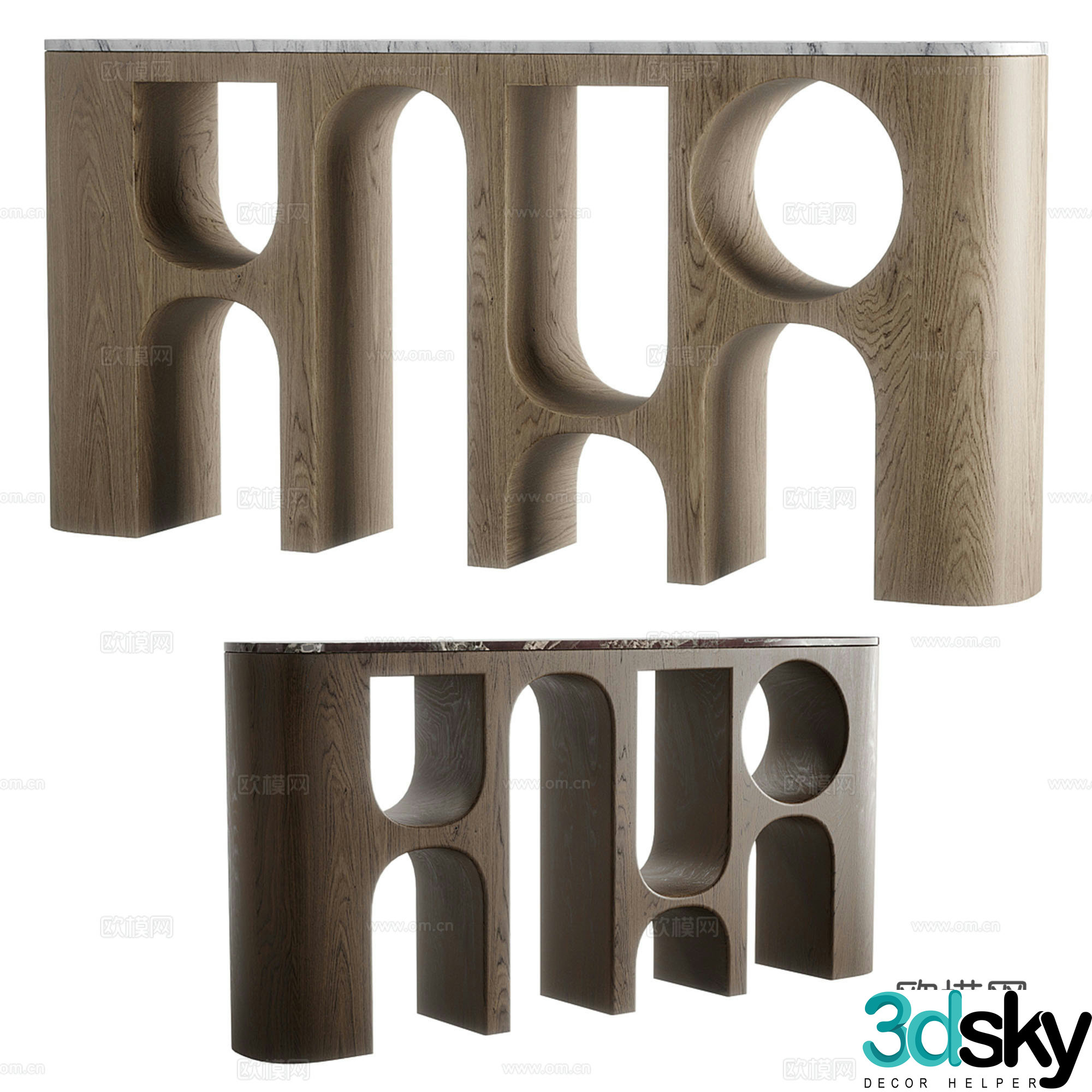 Entrance case low cabinet decorative cabinet 3d model