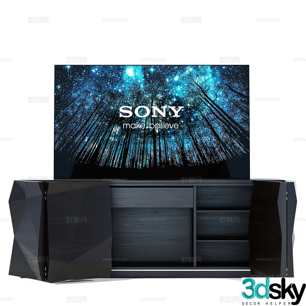 TV cabinet 3d model