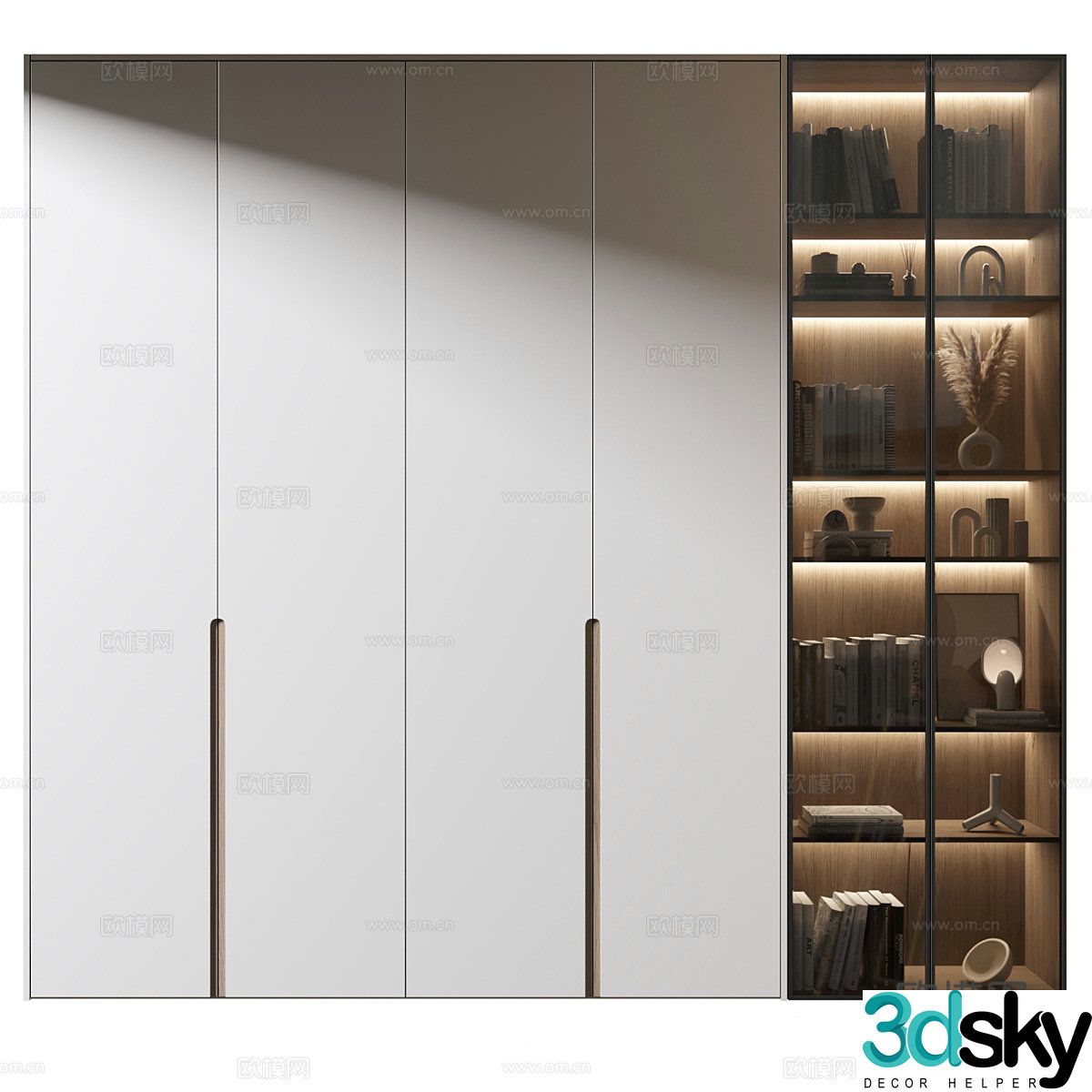 Decorative cabinet 3d model
