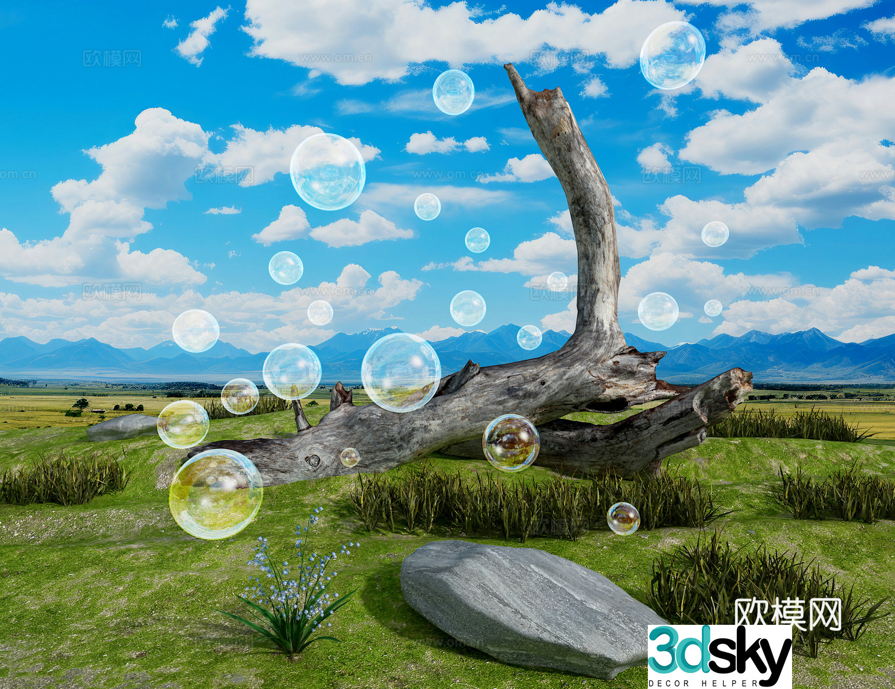 Bubble 3d model