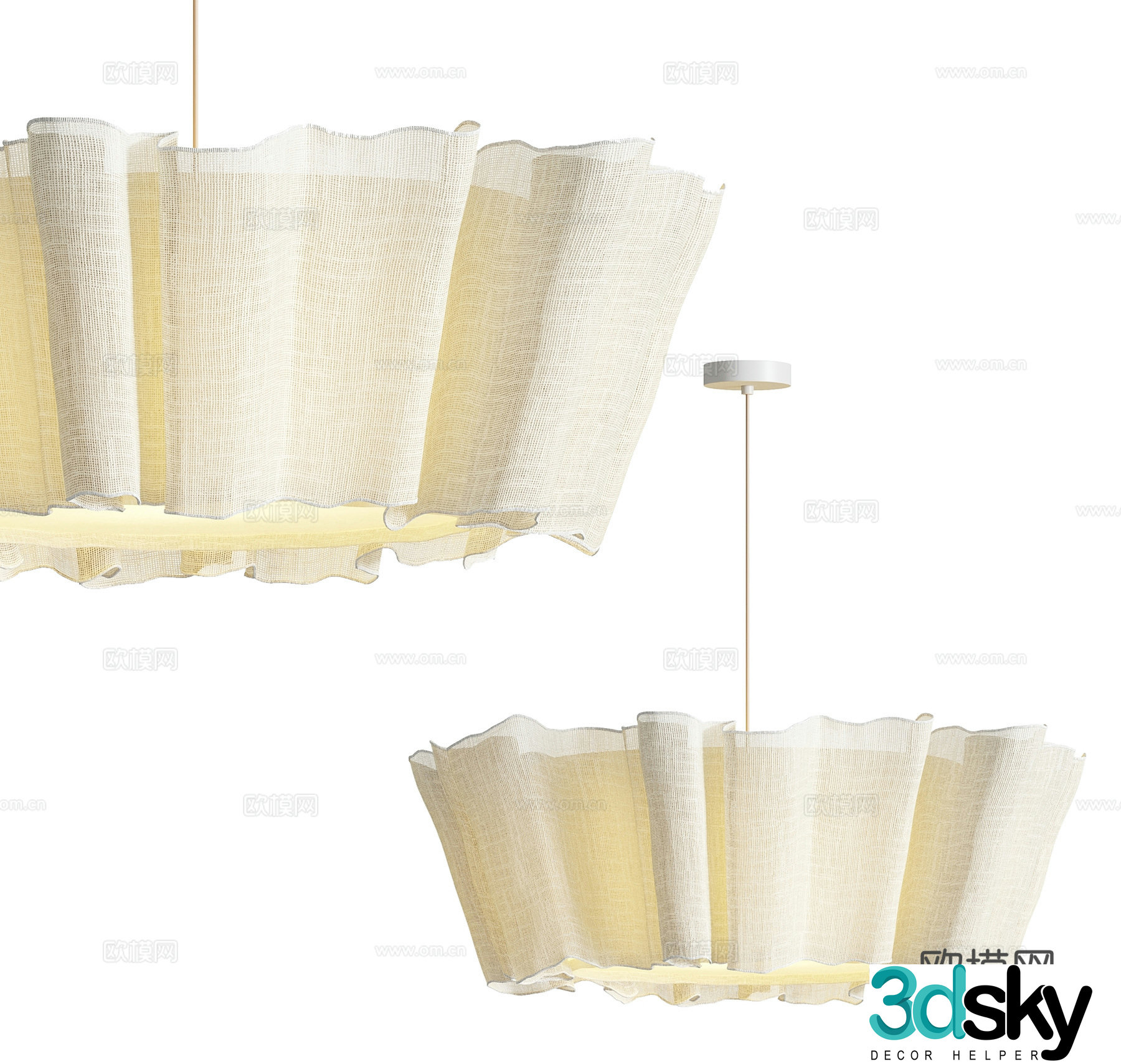 Art chandelier Creative chandelier Living room chandelier 3d model