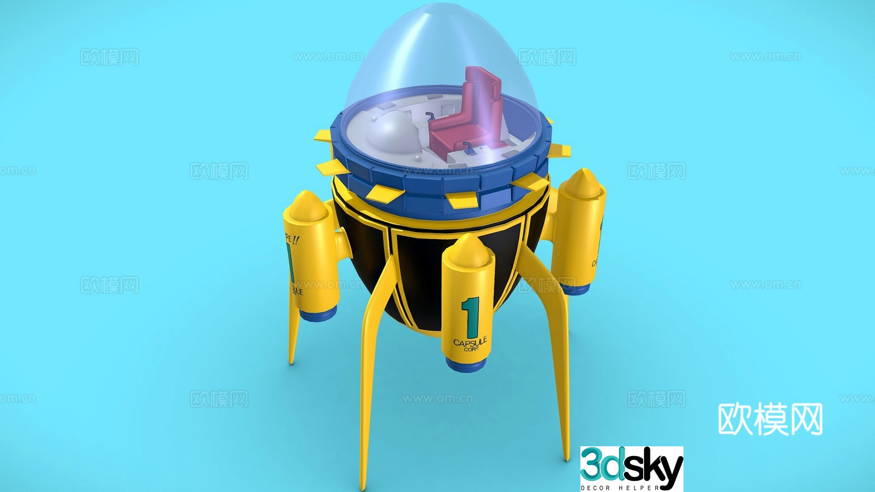 vehicle spaceship space shuttle time travel spaceship amusement equipment 3d model