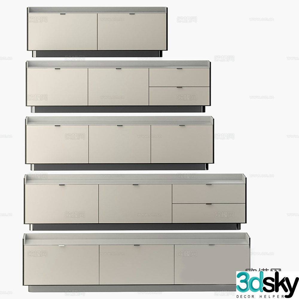 Cabinet TV Cabinet Finished Cabinet Low Cabinet 3D Model
