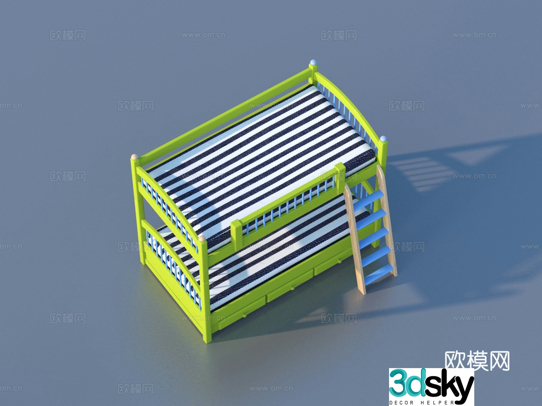 Going and getting out of bed Children’s bed 3D model