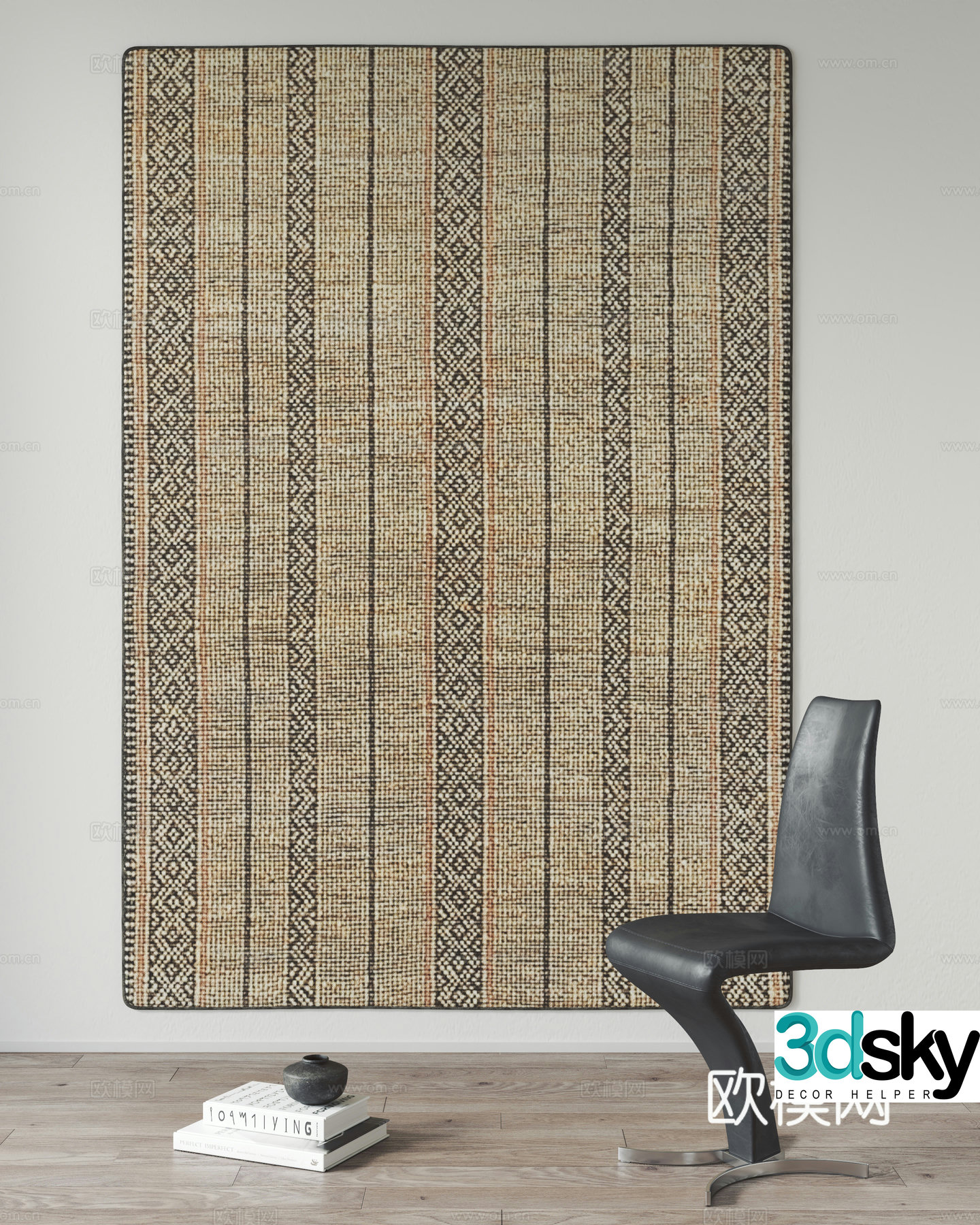 Modern carpet Fabric carpet 3d model