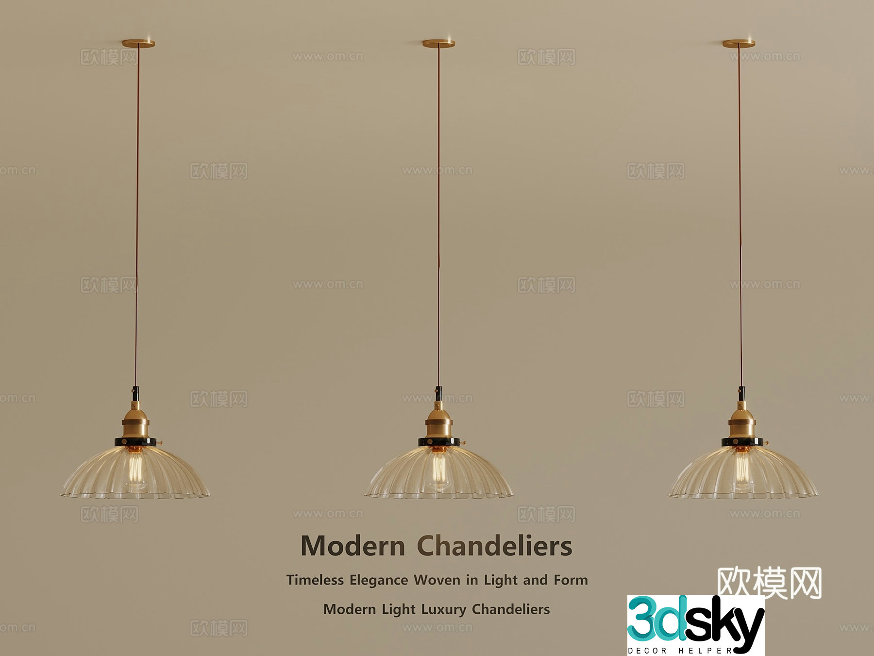 Light luxury Wasabi Chandelier Decorative Chandelier Art Chandelier Crystal Chandelier Glass Hanging 3d Model 3d Model