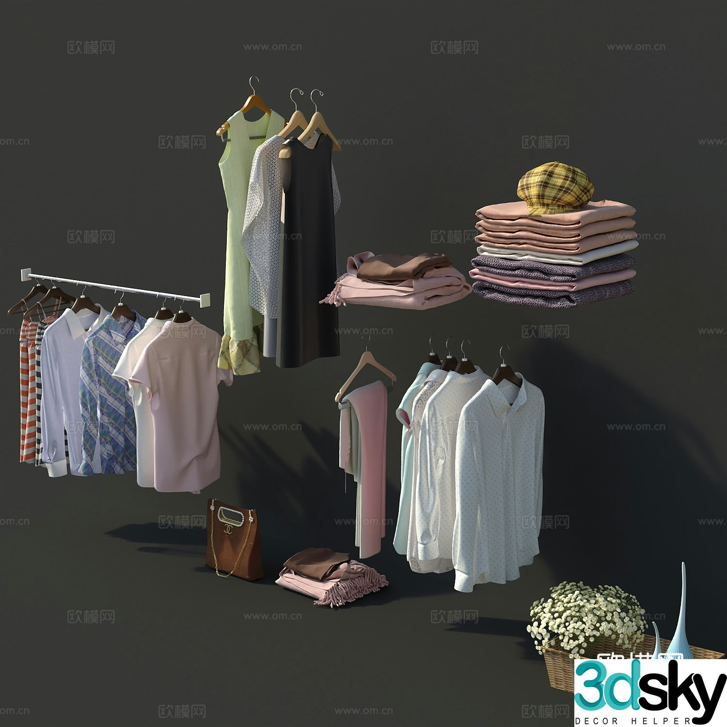 Clothes Girls Clothes 3d Model