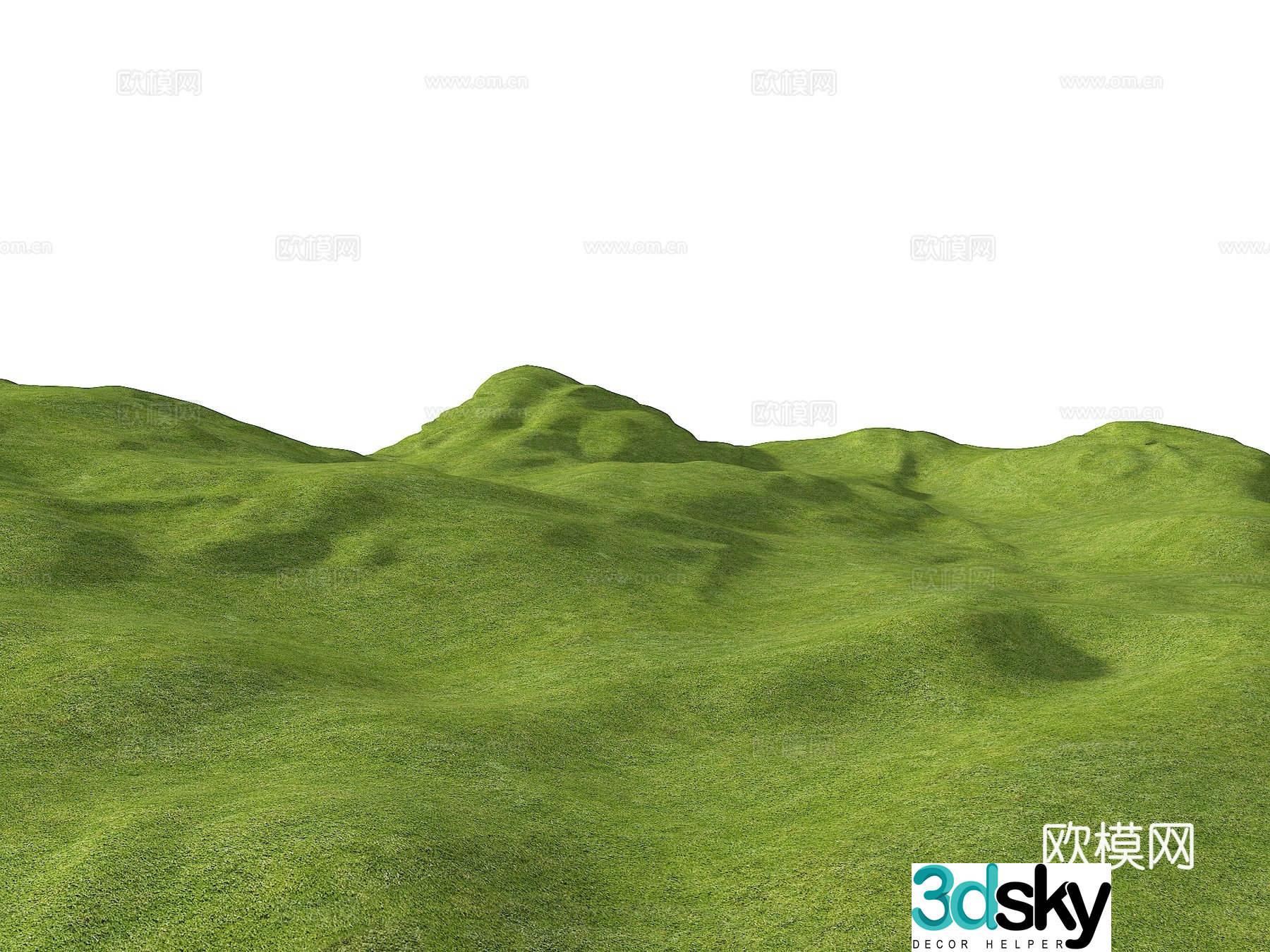 Park landscape terrain mountain park natural mountain golf terrain micro terrain modern 3d model