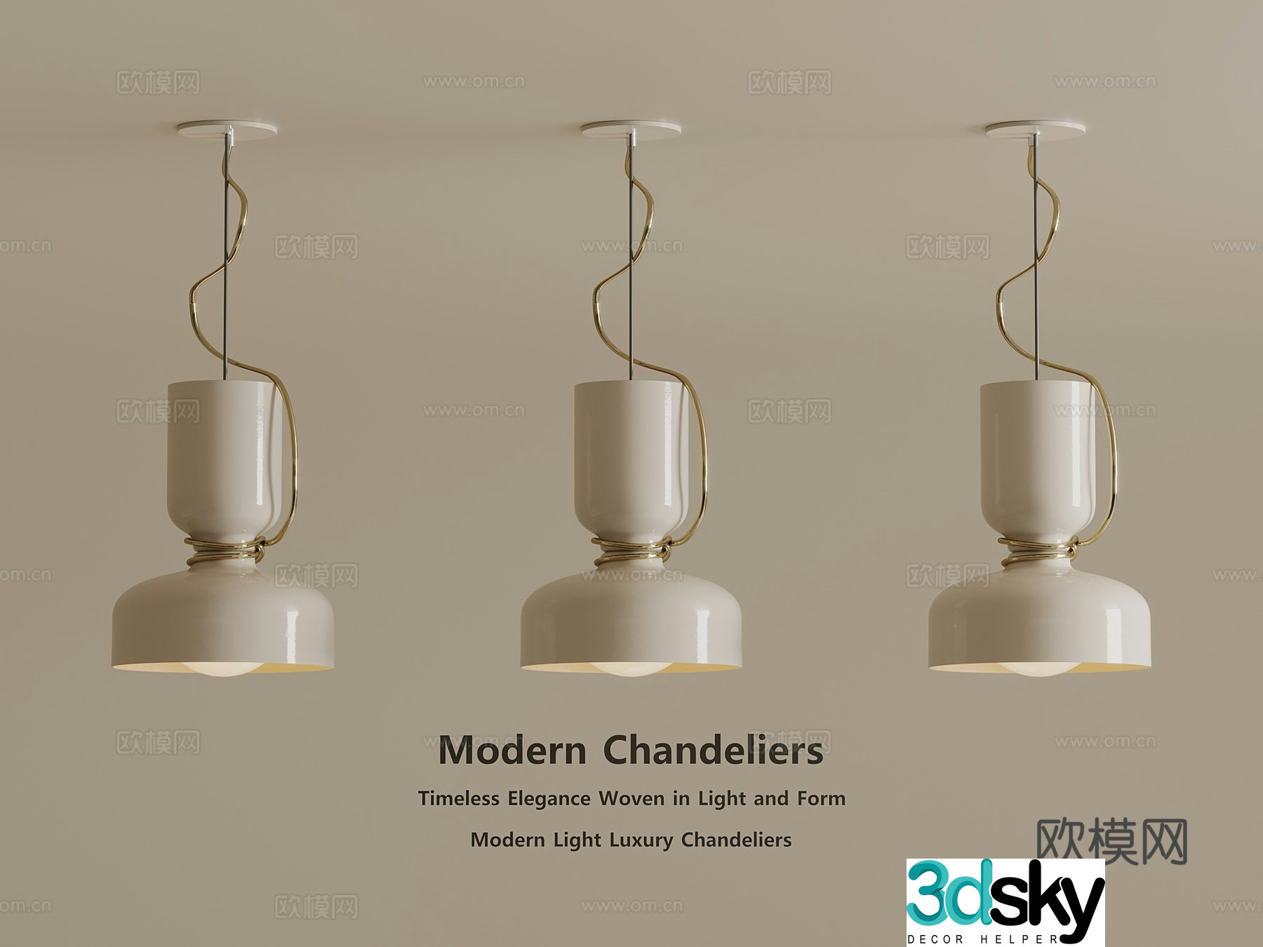 Middle Ages Wasabi Chandelier Decorative Chandelier Art Chandelier Metal Chandelier Restaurant Chandelier 3D Model