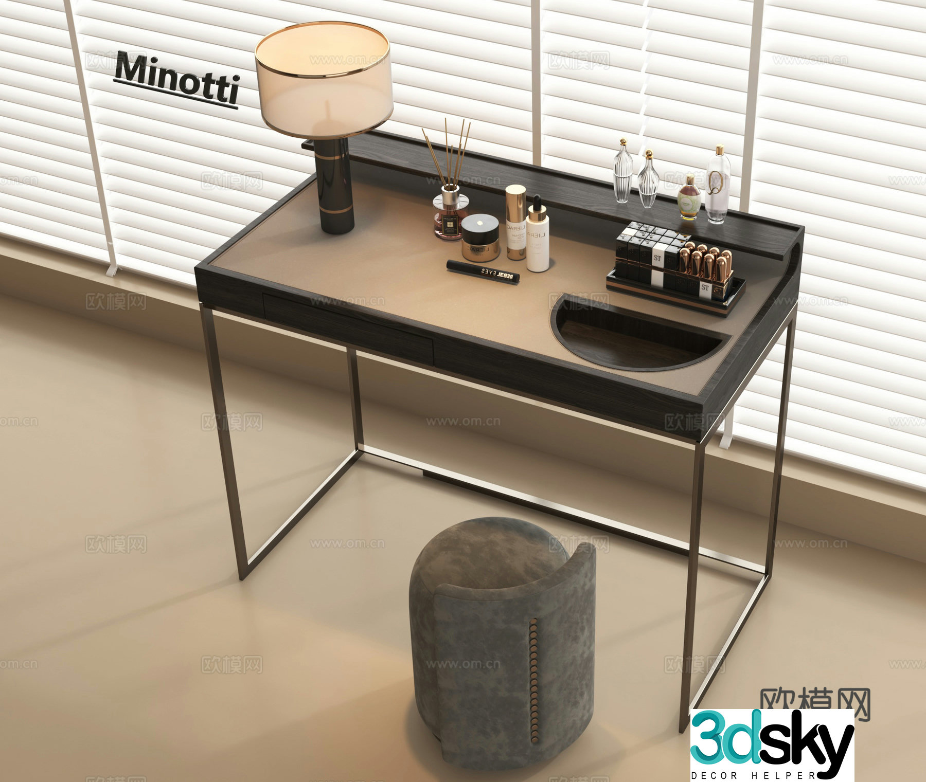 Dressing table 3d model